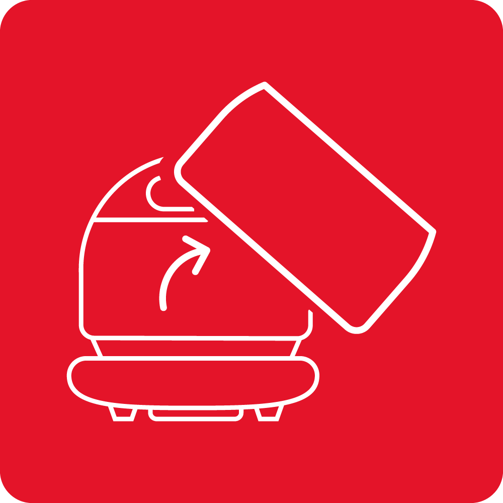 Removable heating plates