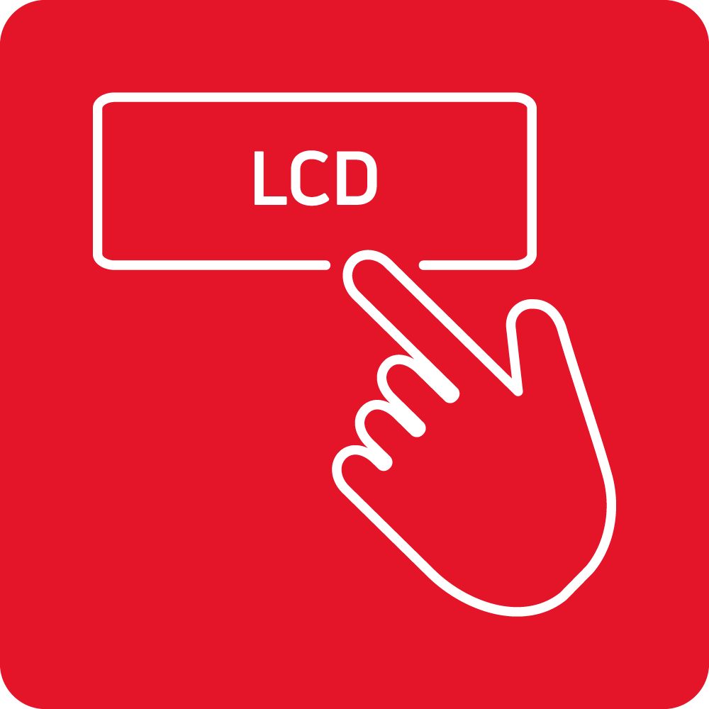Colour LCD display